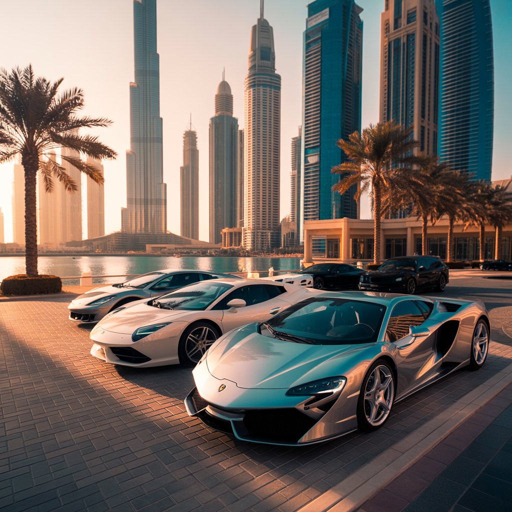 Luxury Cars in Dubai Marina