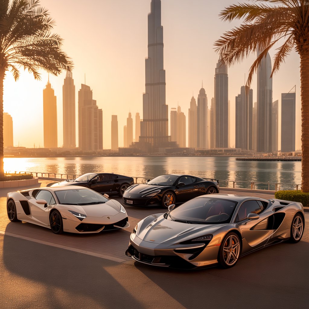 Luxury Cars in Dubai Marina