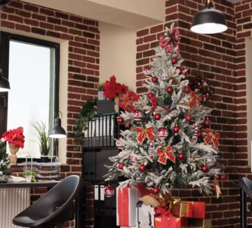 Decorated Christmas Trees in Homes